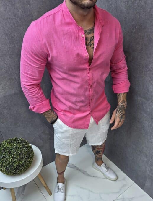 Camasa Italiana pentru barbati din In-fucsia cod 15333-8