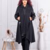 Palton maxi sport-elegant cu guler sal cod 3766