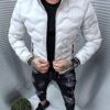 Geaca groasa pentru barbati din fas cu gluga-gri cod 7618-2