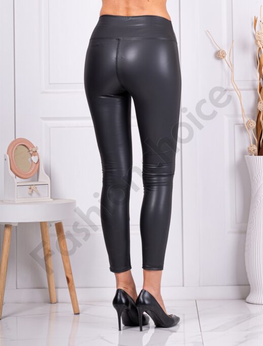 Colanti de dama din piele cu efect Push-up-negru cod 601-602