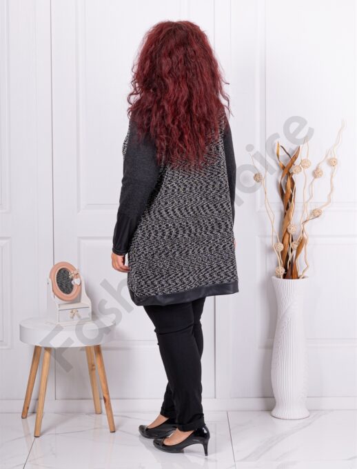 Tunica maxi groasa din bucle pepit cod 241036