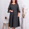 Rochie maxi cu decoratie din dantela elastica cod 1431