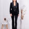 Compleu de dama din catifea cu sacou si pantalon cod 124021