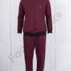 Compleu maxi sport cu inscris brodat New York-bordo cod 24524-1