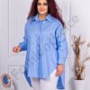 Camasa de dama tip tunica in dungi cu lame-parlament cod 39825-1