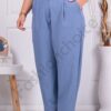 Pantalon maxi elegant cu elastic in talie-parlament cod 250157-3