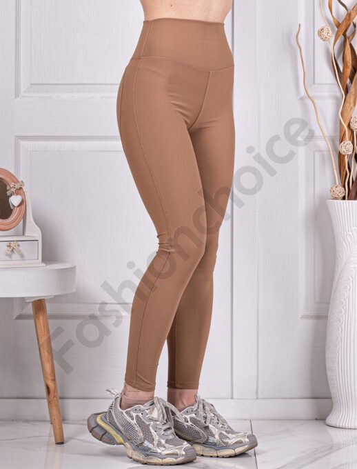 Colanti de dama cu croi modern si efect Push-up-camel cod 61616-3