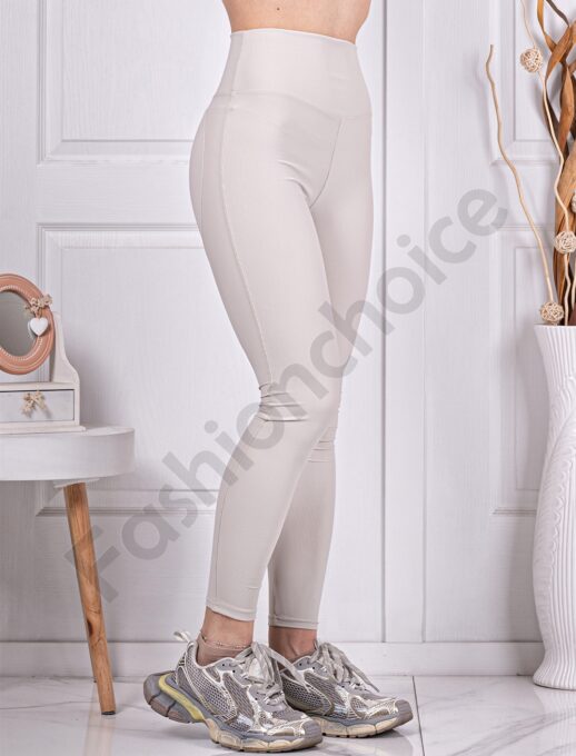 Colanti de dama cu croi modern si efect Push-up-capucino cod 61616-2
