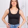 Body de dama fara maneci-negru cod 6301