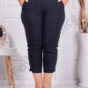 Pantalon maxi cu efect Push Up si lungime 7/8-albastru royal cod 24238-15