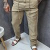 Pantalon elegant pentru barbati din 100% In-bej cod 1390-1