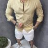 Camasa Italiana pentru barbati din In-bej cod 15333-9