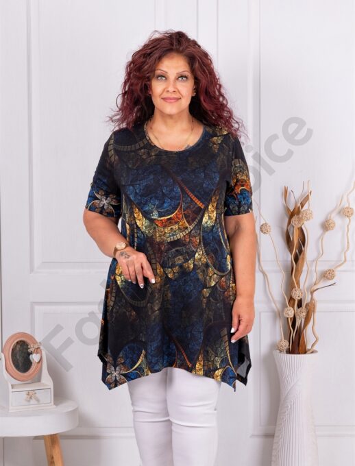 Tunica maxi in clos cu motive oriental cod 25104-10