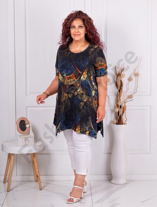 Tunica maxi in clos cu motive oriental cod 25104-10