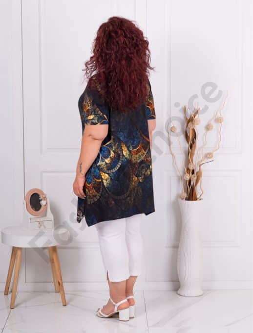 Tunica maxi in clos cu motive oriental cod 25104-10