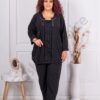 Compleu maxi din doua piese cu decoratie din perle cod 22519