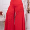Fusta-pantalon maxi de dama-rosu cod 5359-9