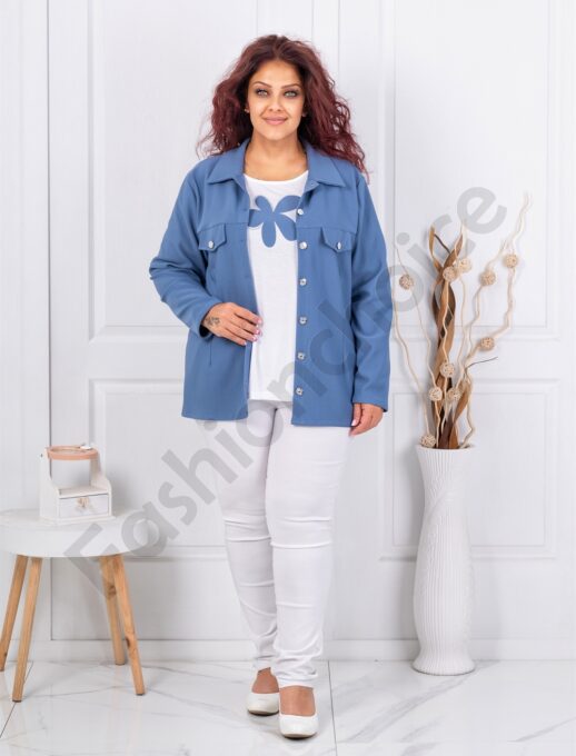 Set maxi din doua piese bluza si sacou sport-parlament cod 2523013-10