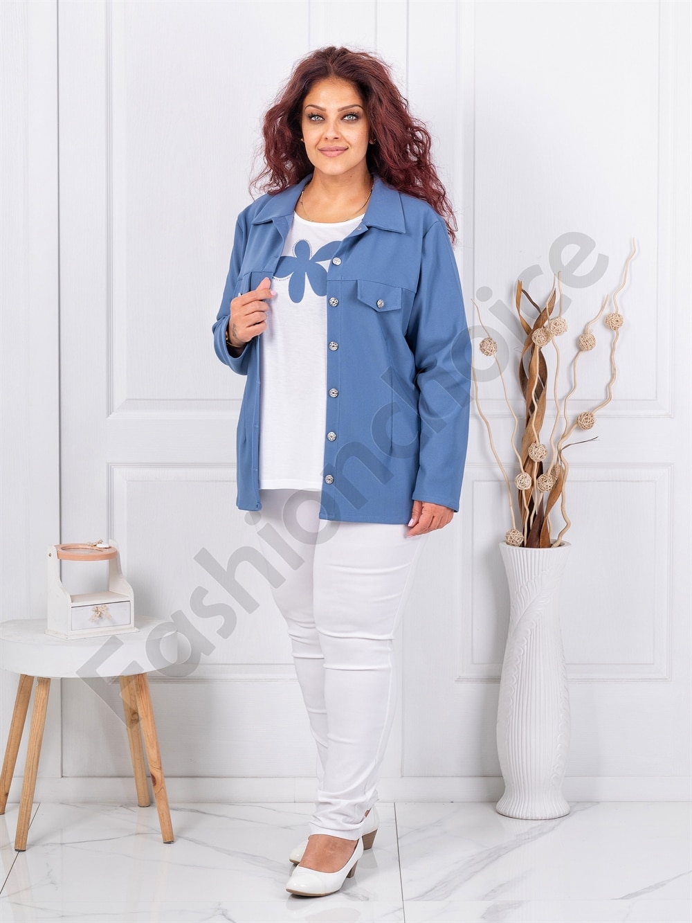 Set maxi din doua piese bluza si sacou sport-parlament cod 2523013-10