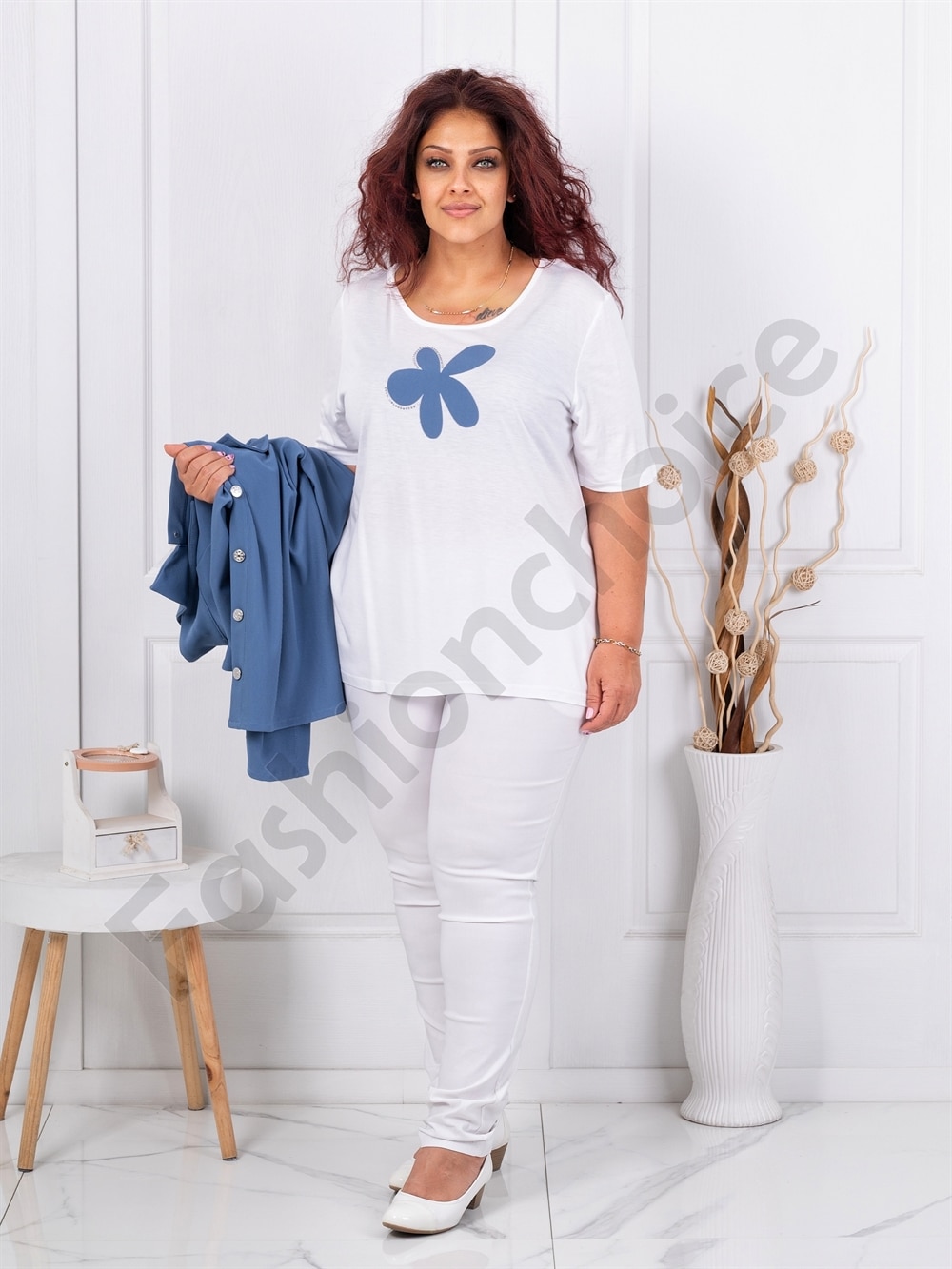Set maxi din doua piese bluza si sacou sport-parlament cod 2523013-10