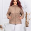 Geaca usoara maxi cu gluga detasabila-macchiato cod 978-3