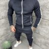Compleu barbati din plus cu guler inalt-grafit cod 231А