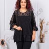 Tunica cocheta maxi in combinatie cu dantela elastica cod 1155