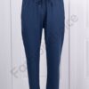 Pantalon maxi sport pentru barbati din bumbac cu elastan/4XL-10XL/-albastru cod 11100-2