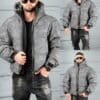 Geaca barbati Oversize pentru iarna cu fermoar mare cod 88539