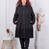 Trenci maxi cu bordur din dantela englezeasca cod 30081