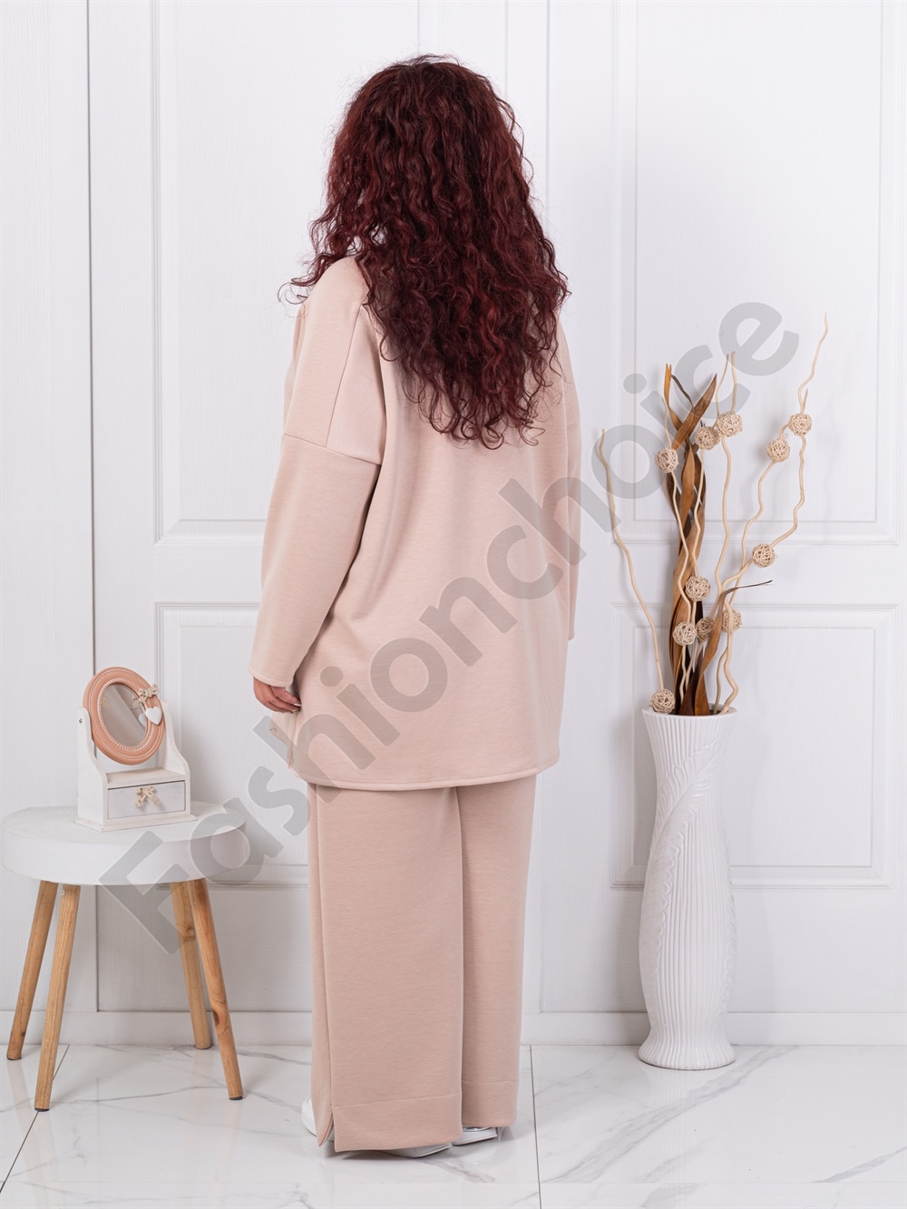 Compleu maxi cu imprimeu auriu Liberty-capucino cod 10097-4