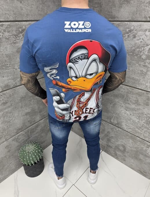 Tricou barbati cu imprimeu Donald Duck-parlament cod 2027-1