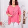 Tunica maxi eleganta cu spatele plisat+cadou colier-coral cod 10025-5