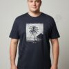Tricou maxi pentru barbati cu inscris Relax Time/4XL-10XL/-albastru inchis cod 26109-3