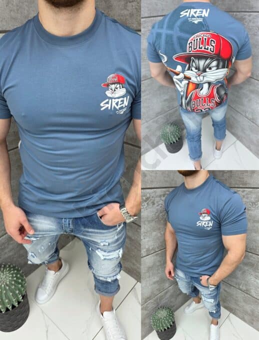 Tricou barbati cu imprimeu Bugs Bunny-parlament cod 2202-1