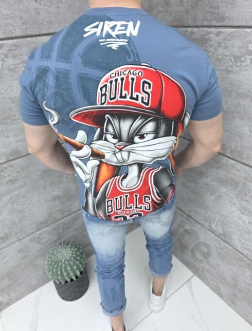 Tricou barbati cu imprimeu Bugs Bunny-parlament cod 2202-1
