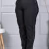 Pantalon maxi de dama cu talie elastica si banda din pietricele cod 2497-1